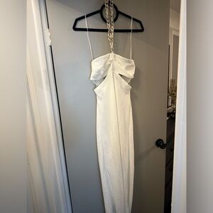 Zara white midi dress. New tags on size medium.